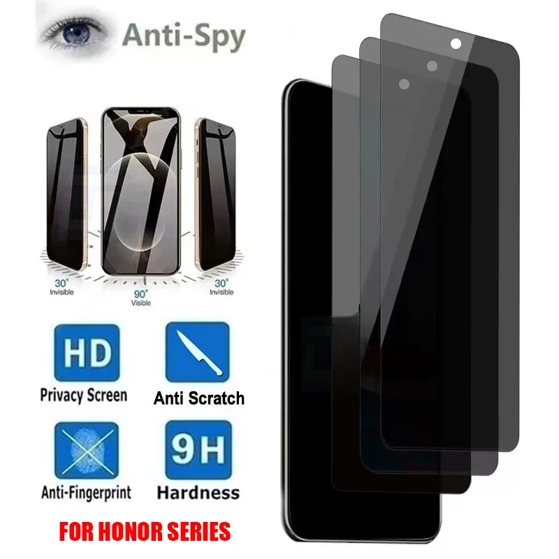 2-4Pcs Anti-Spy Tempered Glass for  200 90 70 Lite Screen Protector  X8B X8A X7B X7A X6A X6B X5 plus X40I X50I Film