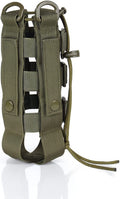 Molle Water Bottle Holder for Backpack,Drawstring Adjustable Straps Molle Pouches for 20 32 36 48 Oz Water Bottle
